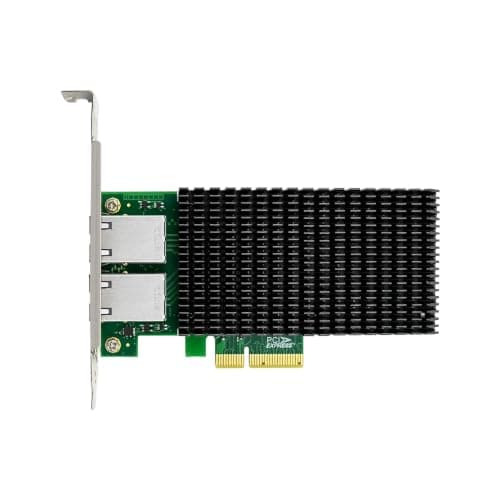 RJ45 Dual Port, Intel X550T2 chipset, 10GbE, PCIE x4, X550 T2 COMPATIBLE view 2