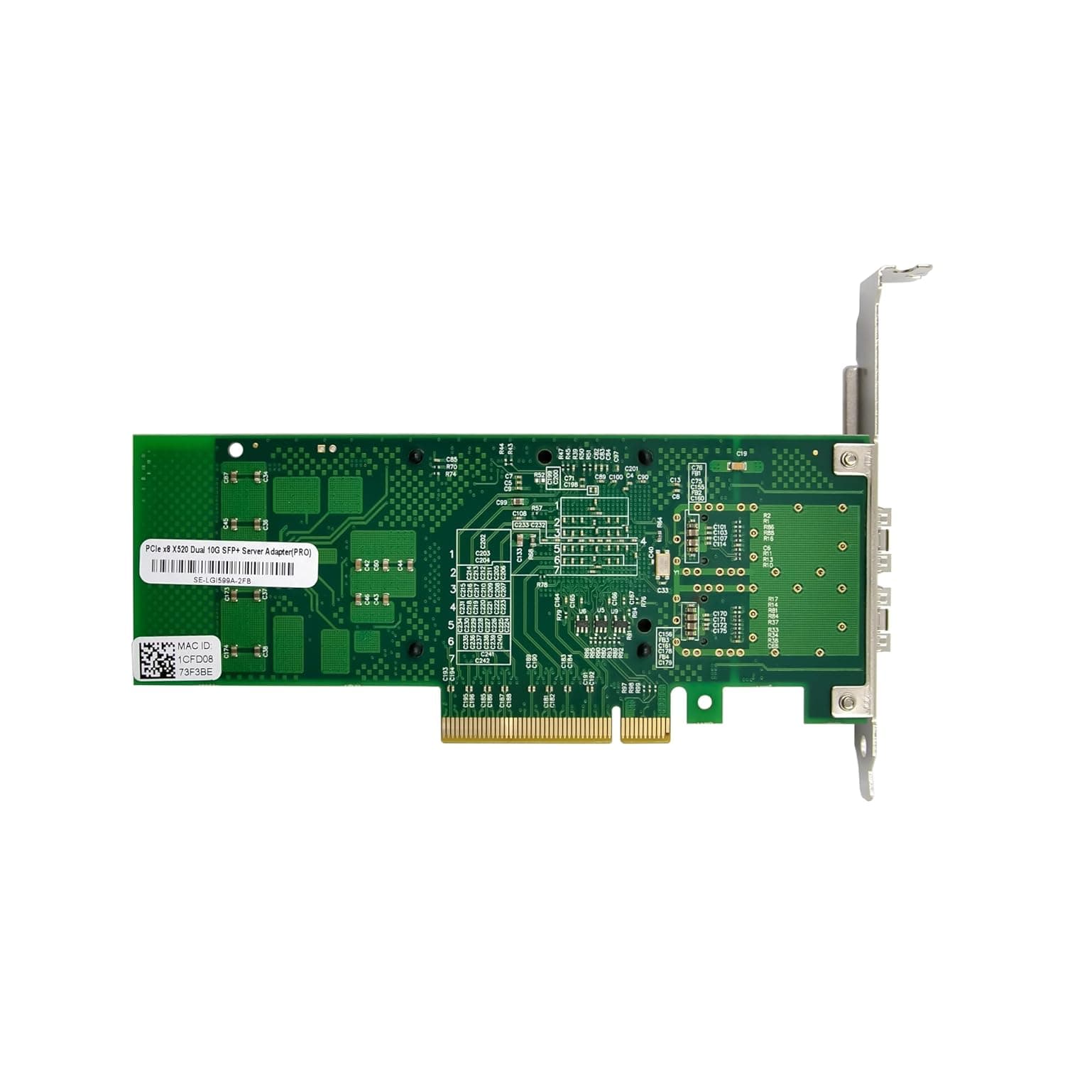 SFP+ Dual Port, Intel 82599ES chipset, 10 GbE PCIE x8/x16, INTEL X520 DA2 COMPATIBLE view 5