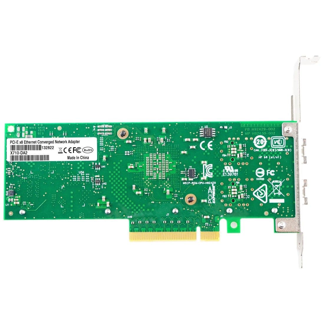SFP+ Dual Port, Intel XL710-BM1 chipset, 10 GbE, PCIE x8/x16, INTEL X710 DA2 COMPATIBLE view 3
