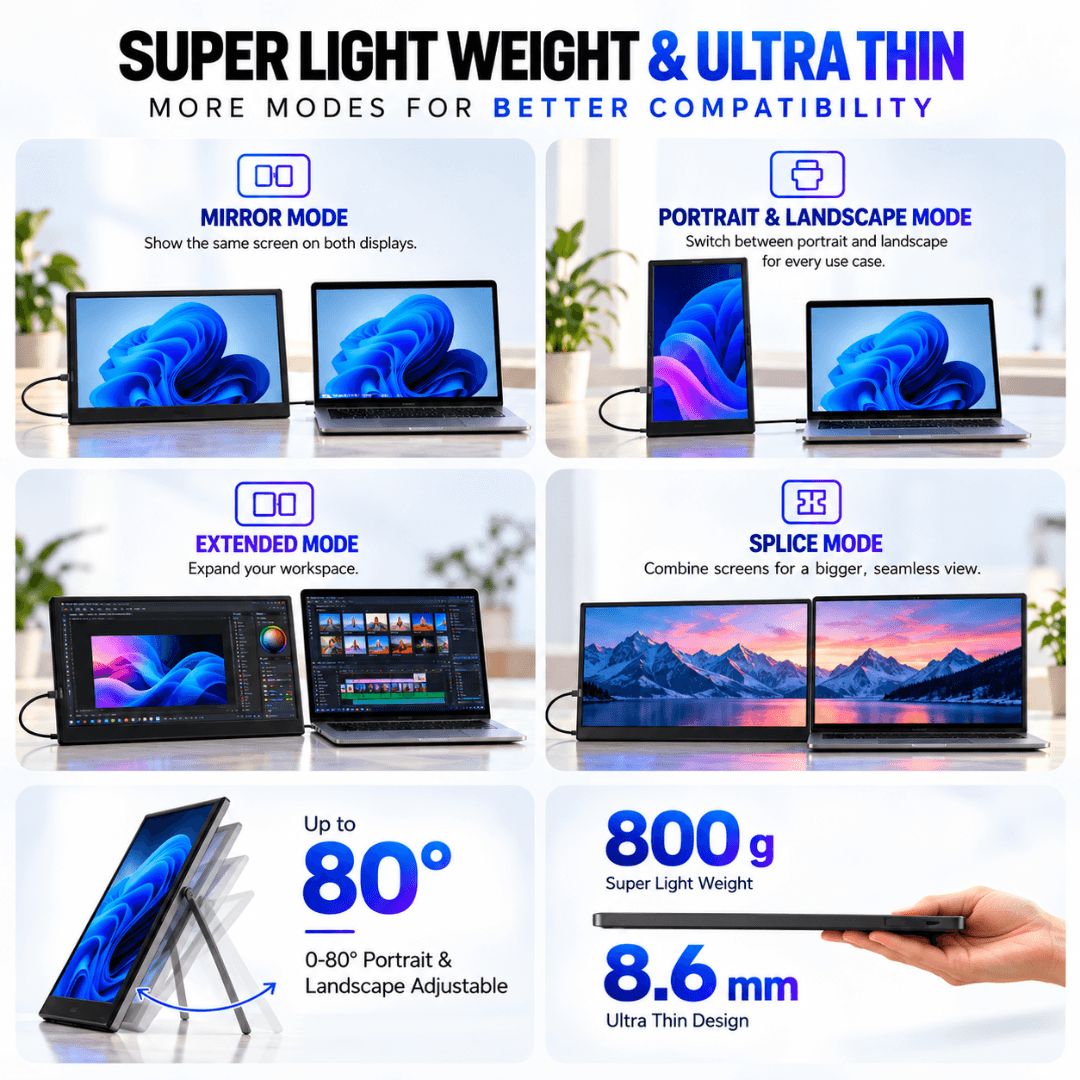 DuoView 16" TouchScreen Portable Monitor view 7