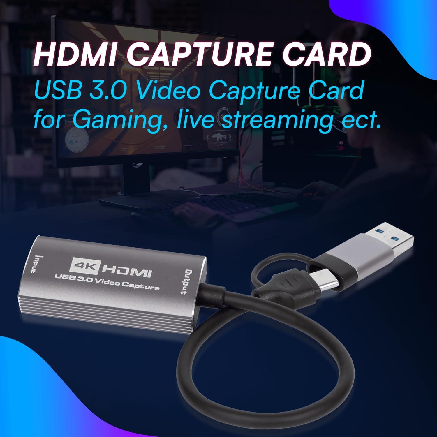 4K HDMI Video Capture Card view 3