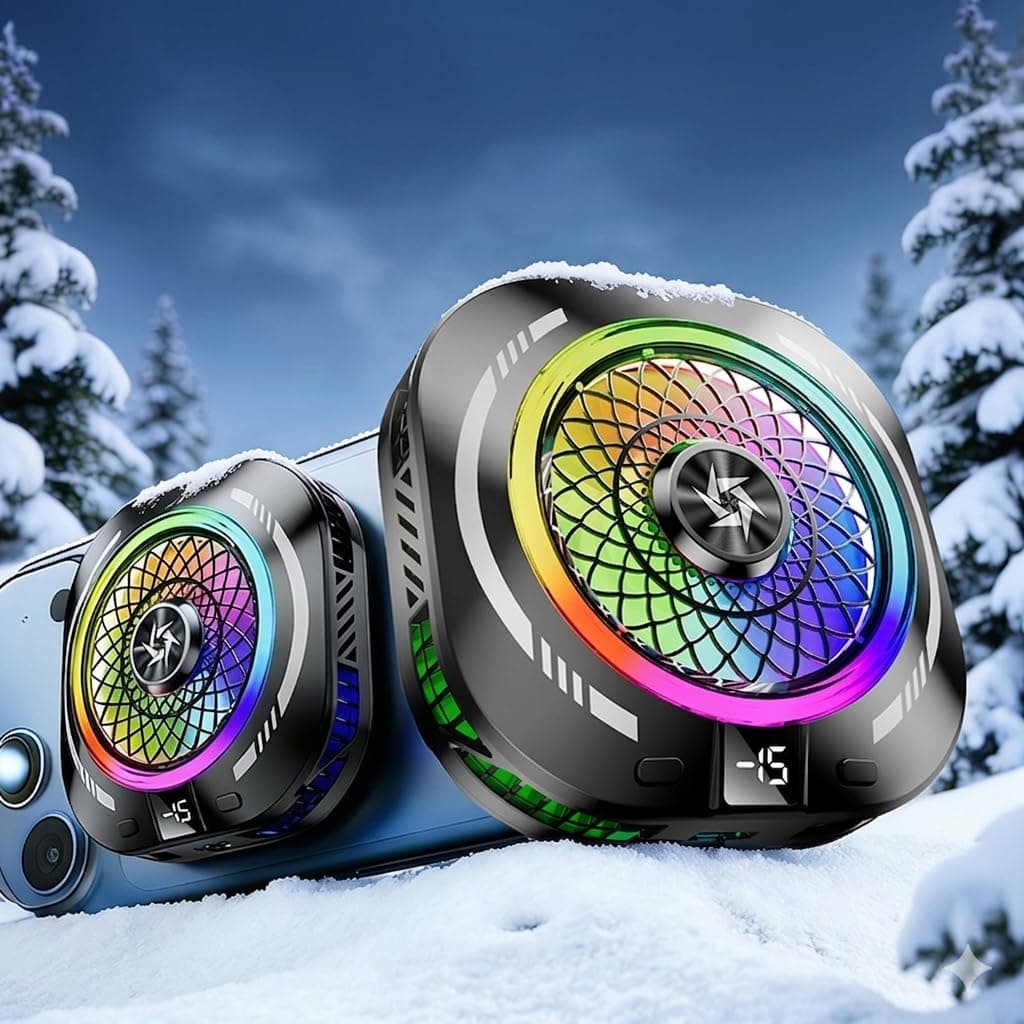 AI Magnetic Mobile Phone Cooling Fan view 3