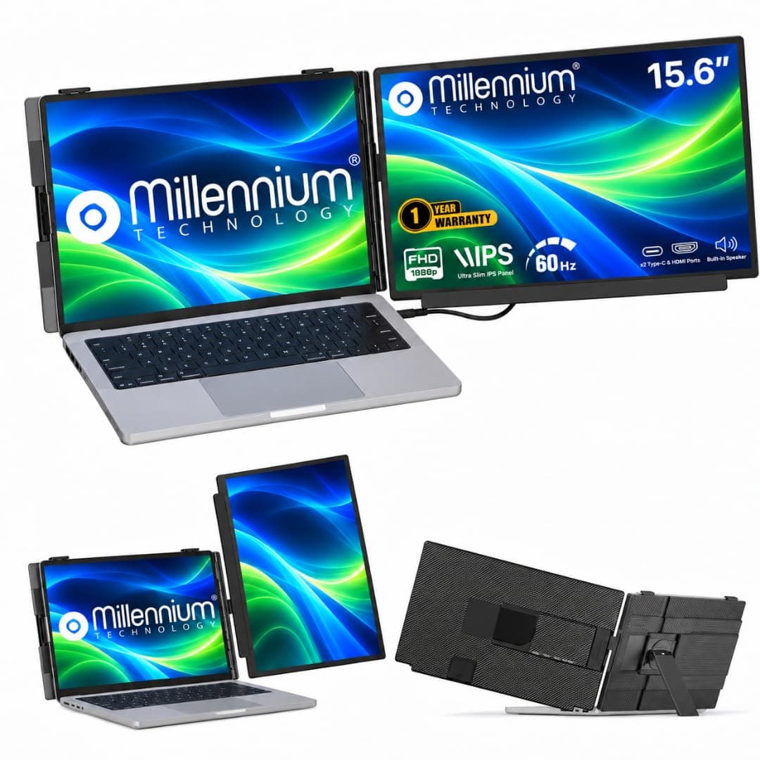 DuoView 15.6 FHD Foldable Portable Monitor