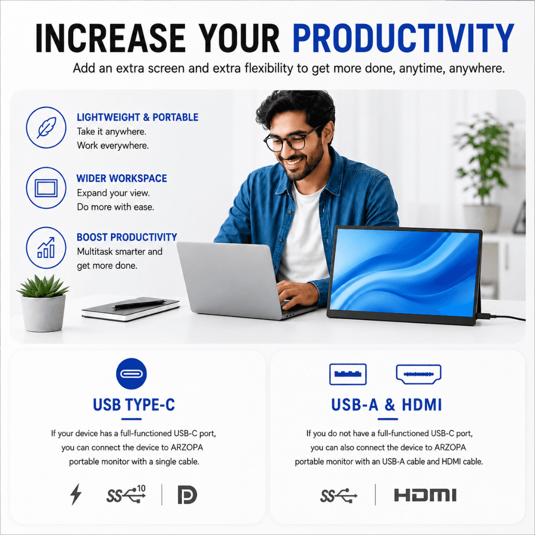 DuoView 15.6" Portable Monitor view 8