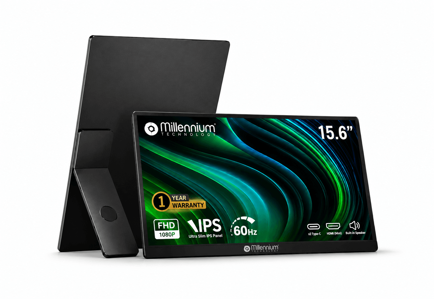 DuoView 15.6" UltraSlim Portable Monitor view 2