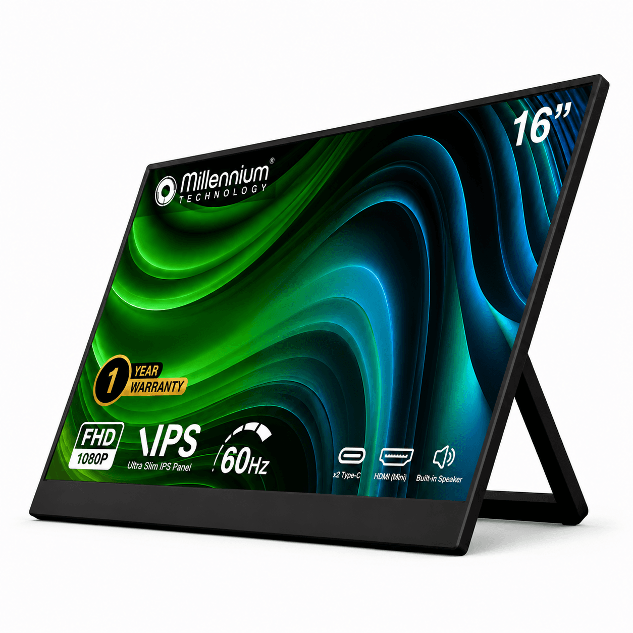 DuoView 16" WideStand Portable Monitor view 2
