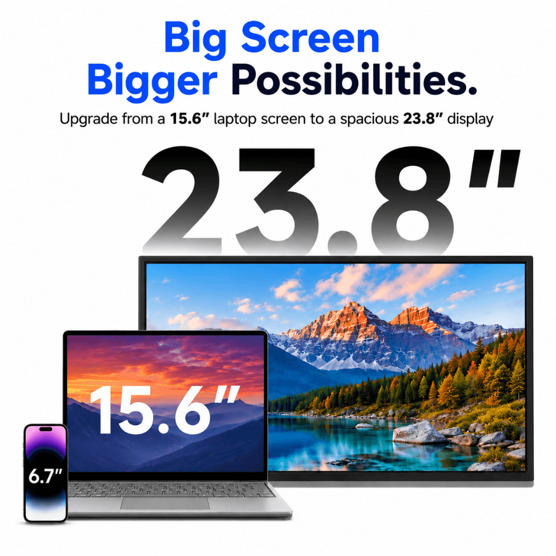 DuoView 23.8" Gaming Portable Monitor view 4