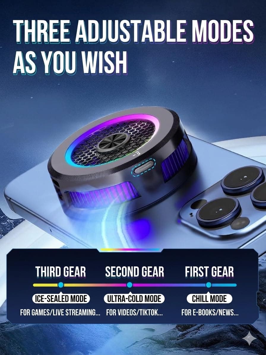 Magnetic Mobile Gaming Cooler (MIL AL19) view 2