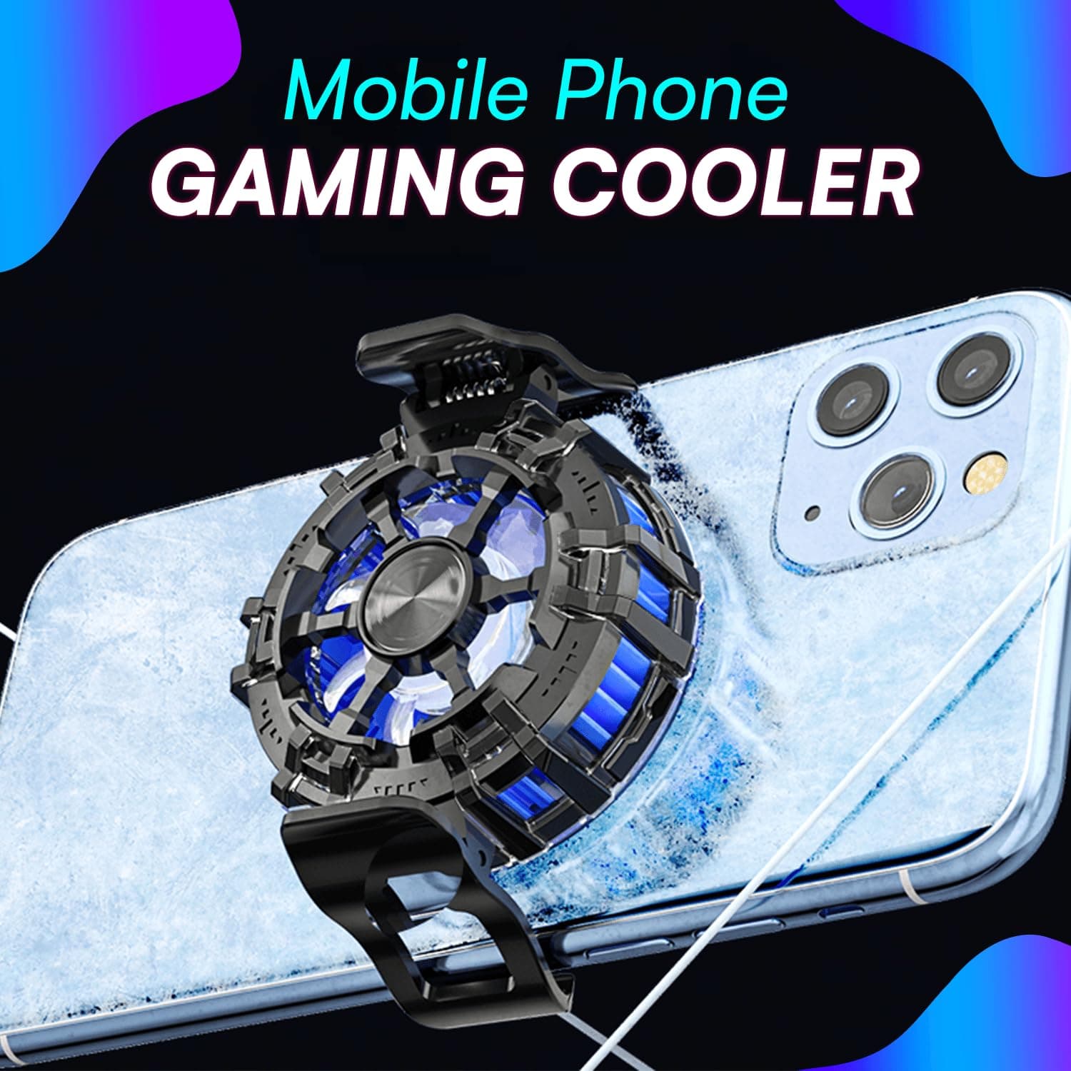 Mobile Gaming Cooler with Advanced Refrigeration Chip view 3