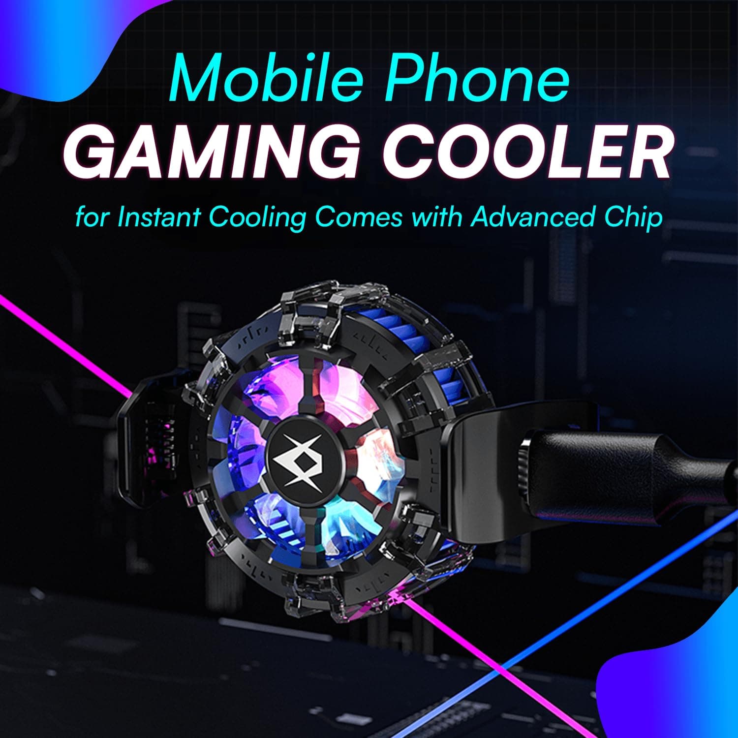 Mobile Gaming Cooler with Advanced Refrigeration Chip view 4