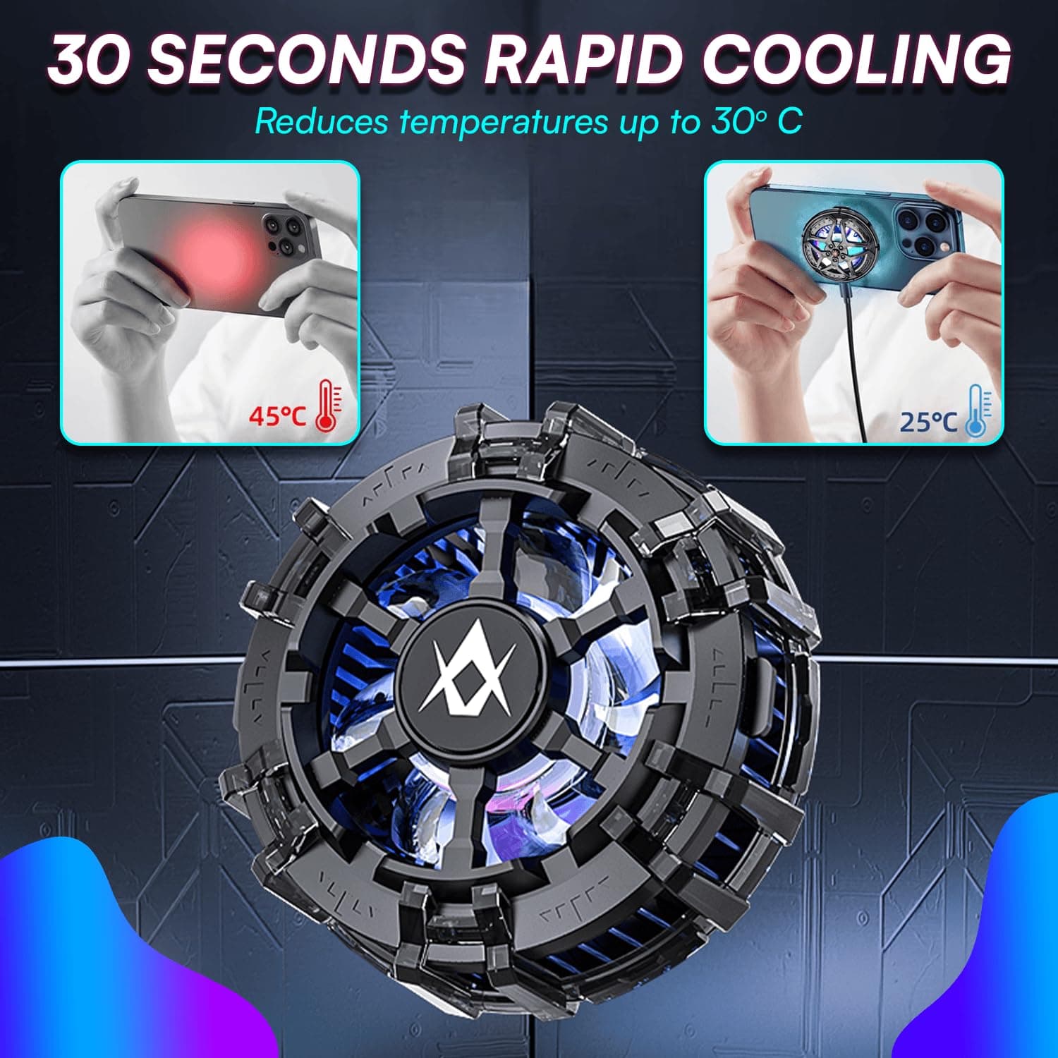 Mobile Gaming Cooler with Advanced Refrigeration Chip view 5