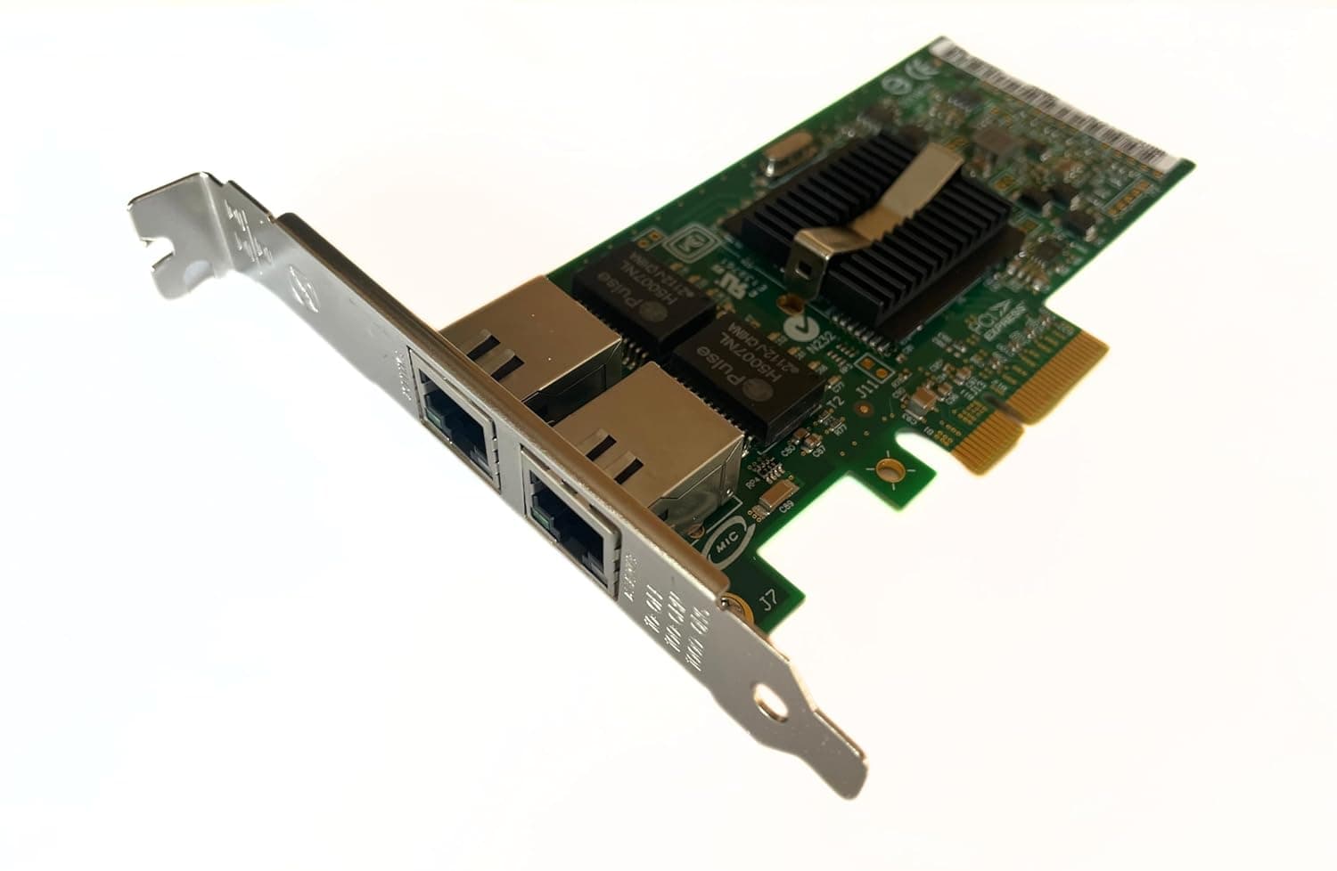 RJ45 Dual Port, Intel 82571, 1 GbE PCIE x4/x8/x16, INTEL 9402PT COMPATIBLE view 2