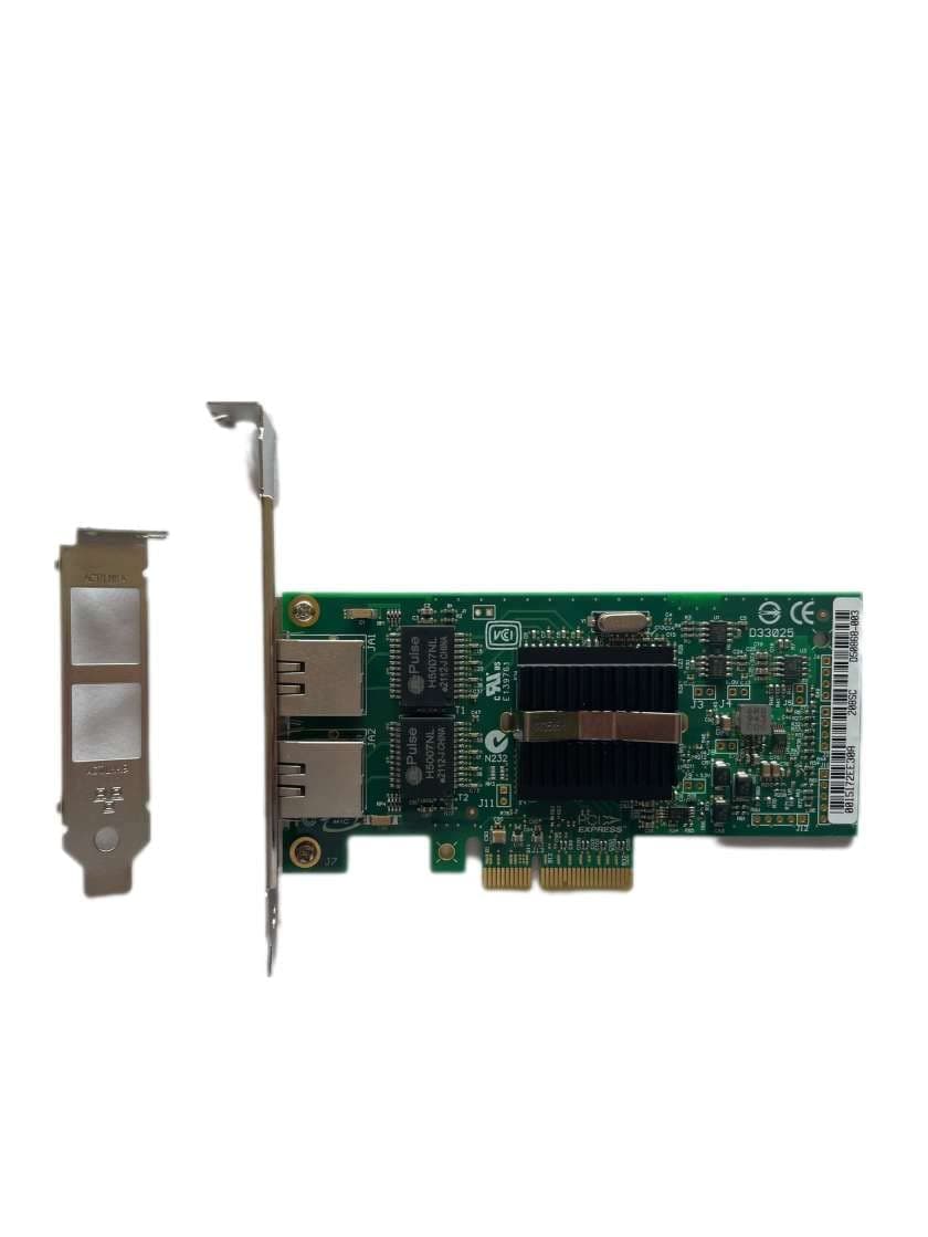 RJ45 Dual Port, Intel 82571, 1 GbE PCIE x4/x8/x16, INTEL 9402PT COMPATIBLE view 3