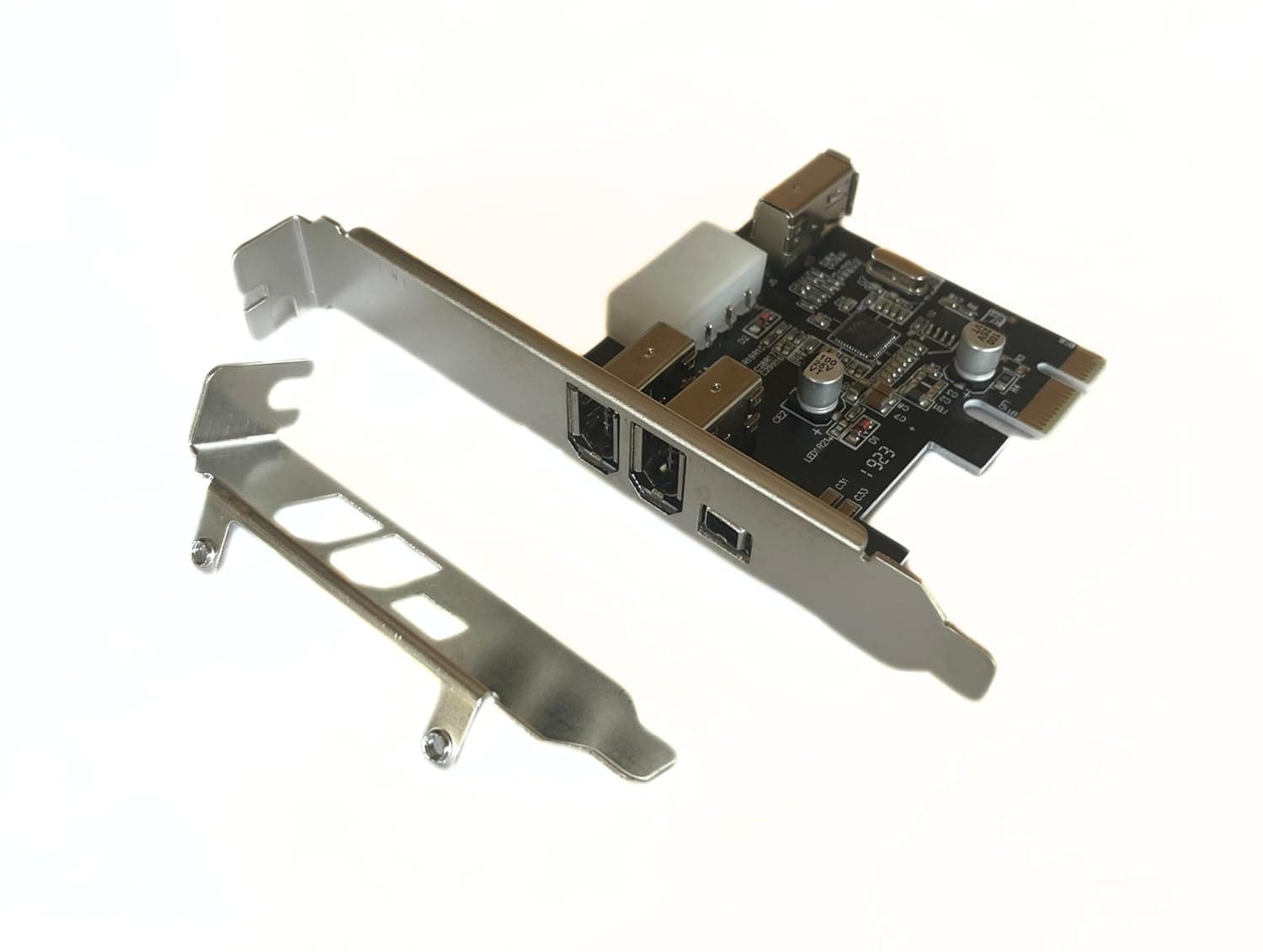 PCIe FireWire Card, IEEE 1394 PCI Express Controller 4 Ports view 2