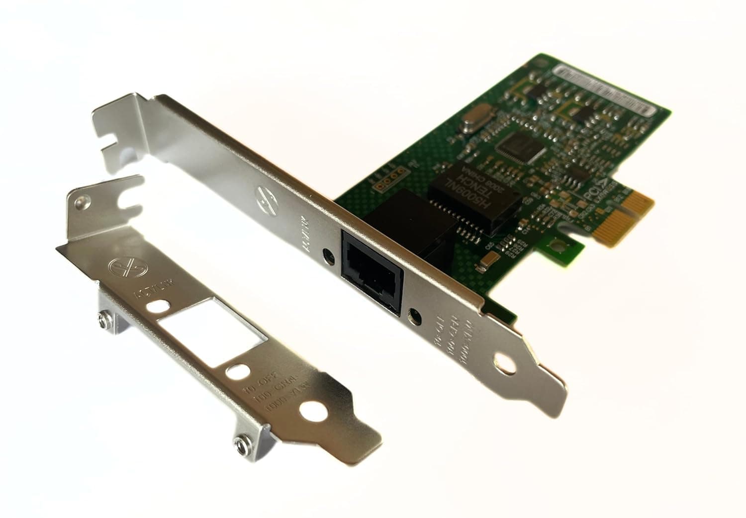 RJ45 Single Port, Intel 82574 chipset, 1 GbE PCIE x1/x4/x8/x16, INTEL 9301CT COMPATIBLE view 2