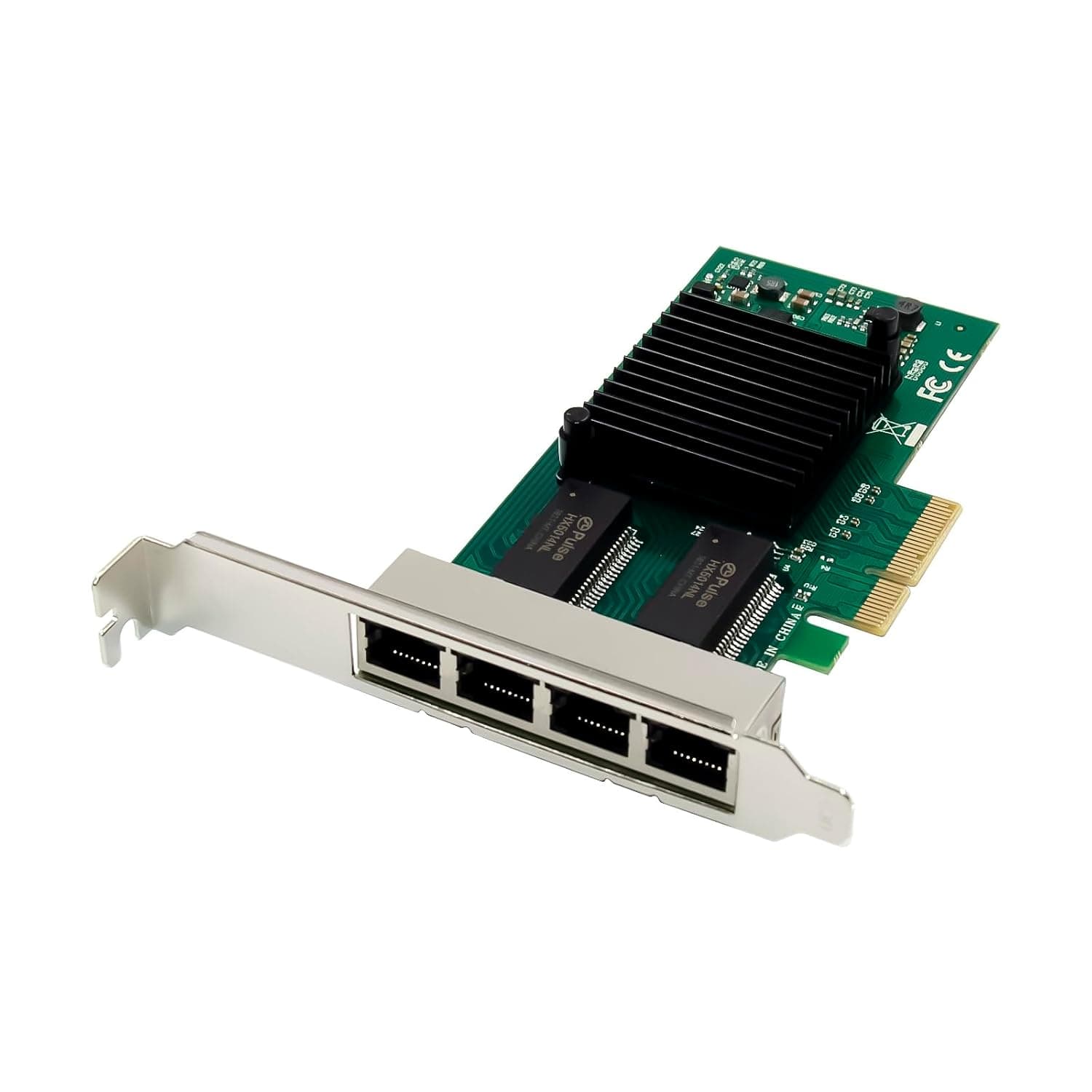 RJ45 Quad Port, Intel NHI350AM4, 1 GbE, PCIE x4/x8/x16 INTEL I350AM T4 COMPATIBLE view 3
