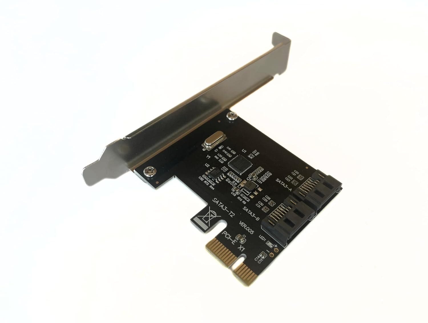 PCIe SATA Card, PCI Express to SATA Expansion Card, 6Gbps 2-Port view 2