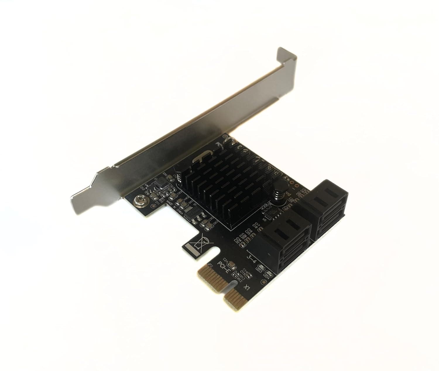 PCIe SATA Card, PCI Express to SATA Expansion Card, 6Gbps 4-Port view 3