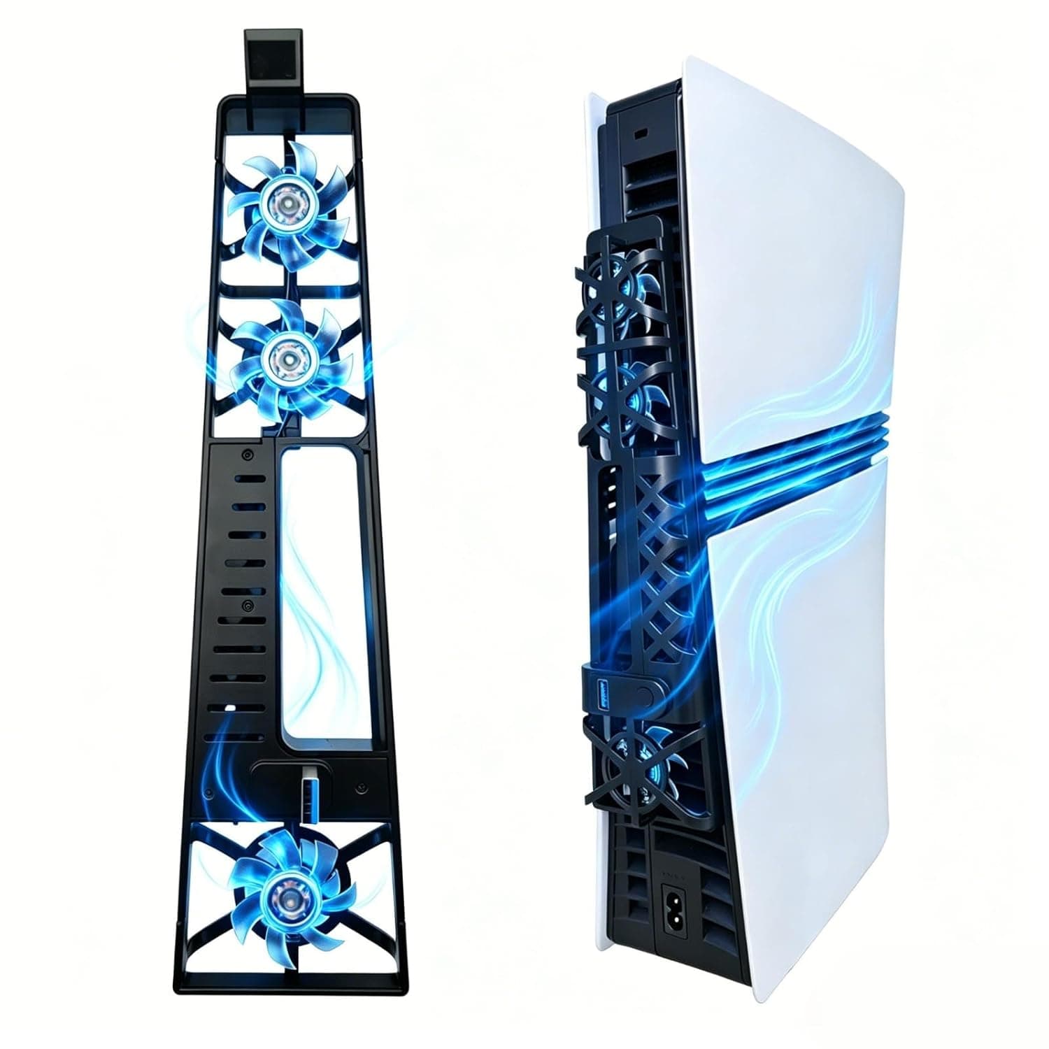 PS5 Slim Pro External Cooling Fan view 2