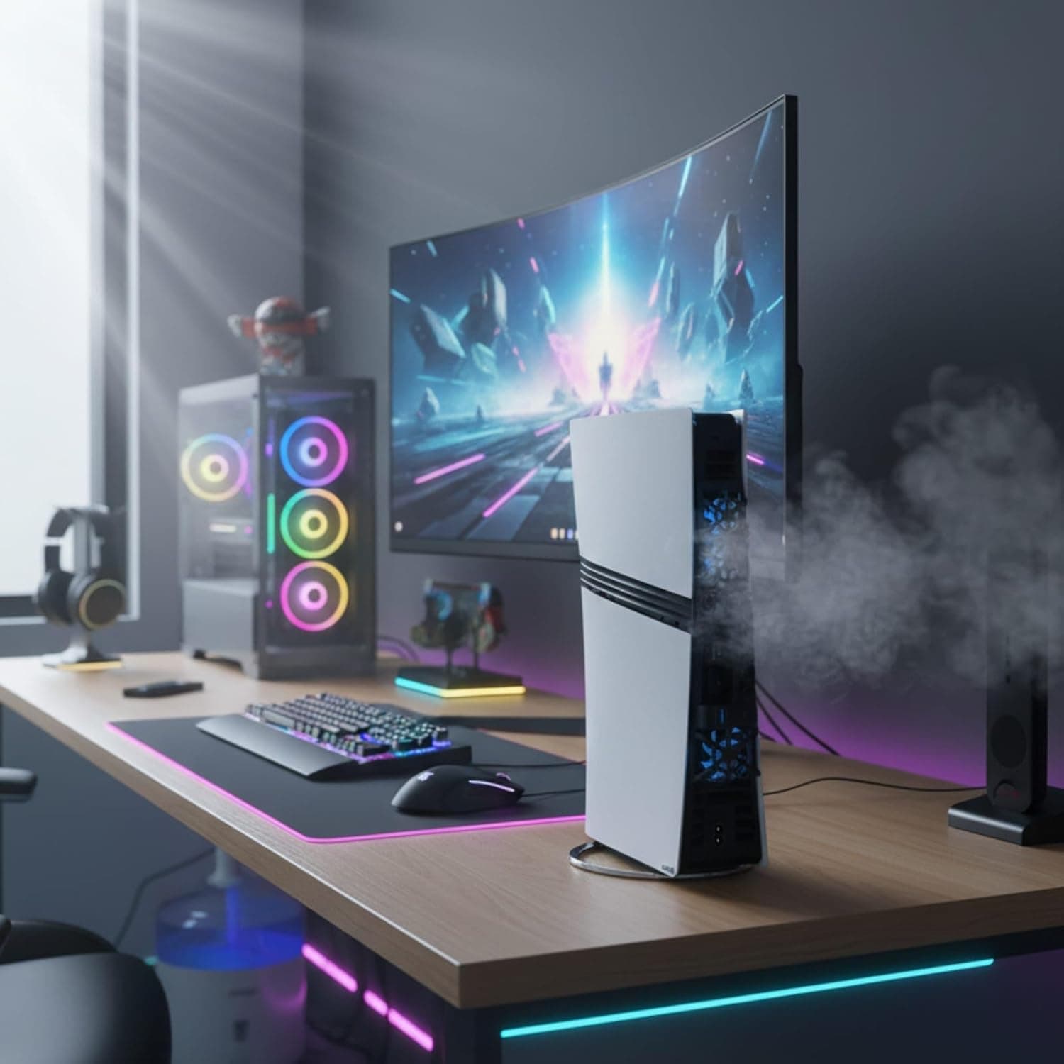 PS5 Slim Pro External Cooling Fan view 3