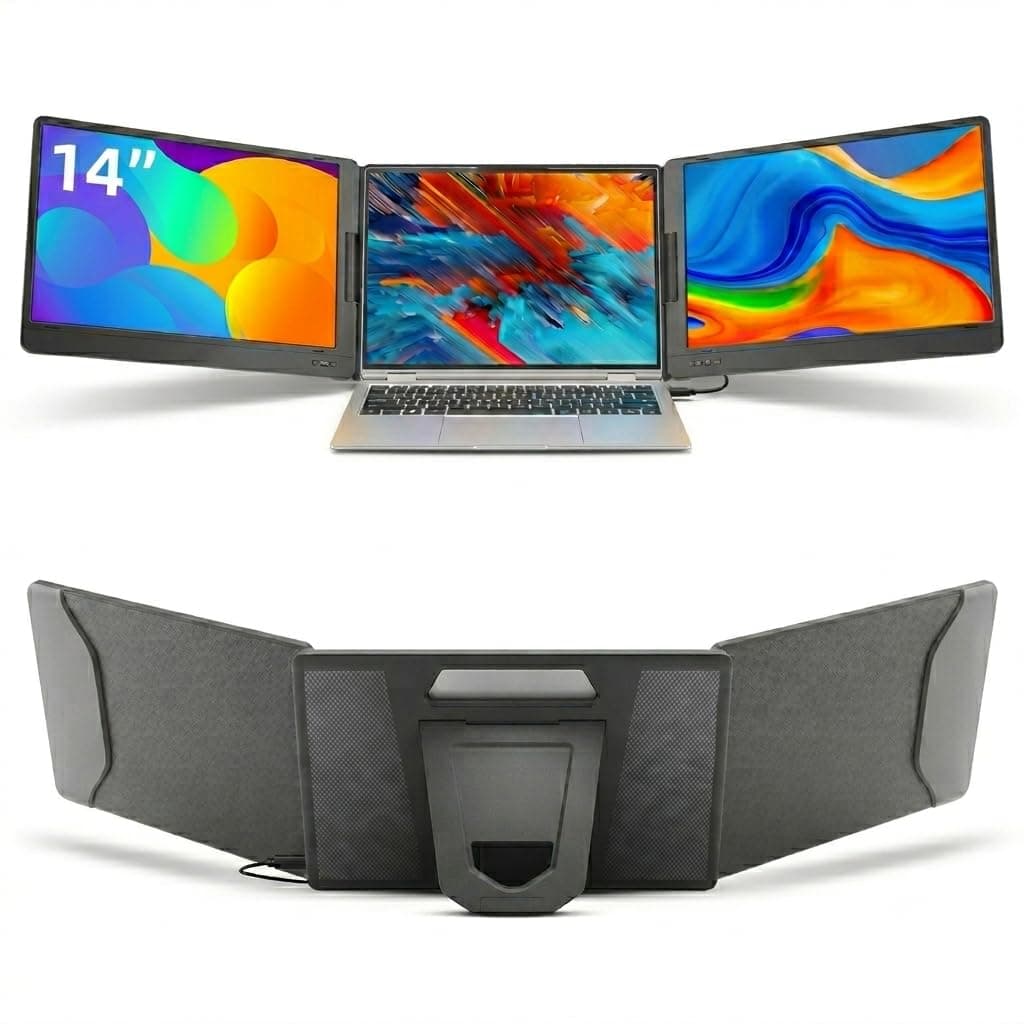 TriView 14" UltraThin Portable Monitor Laptop Screen Extender view 3