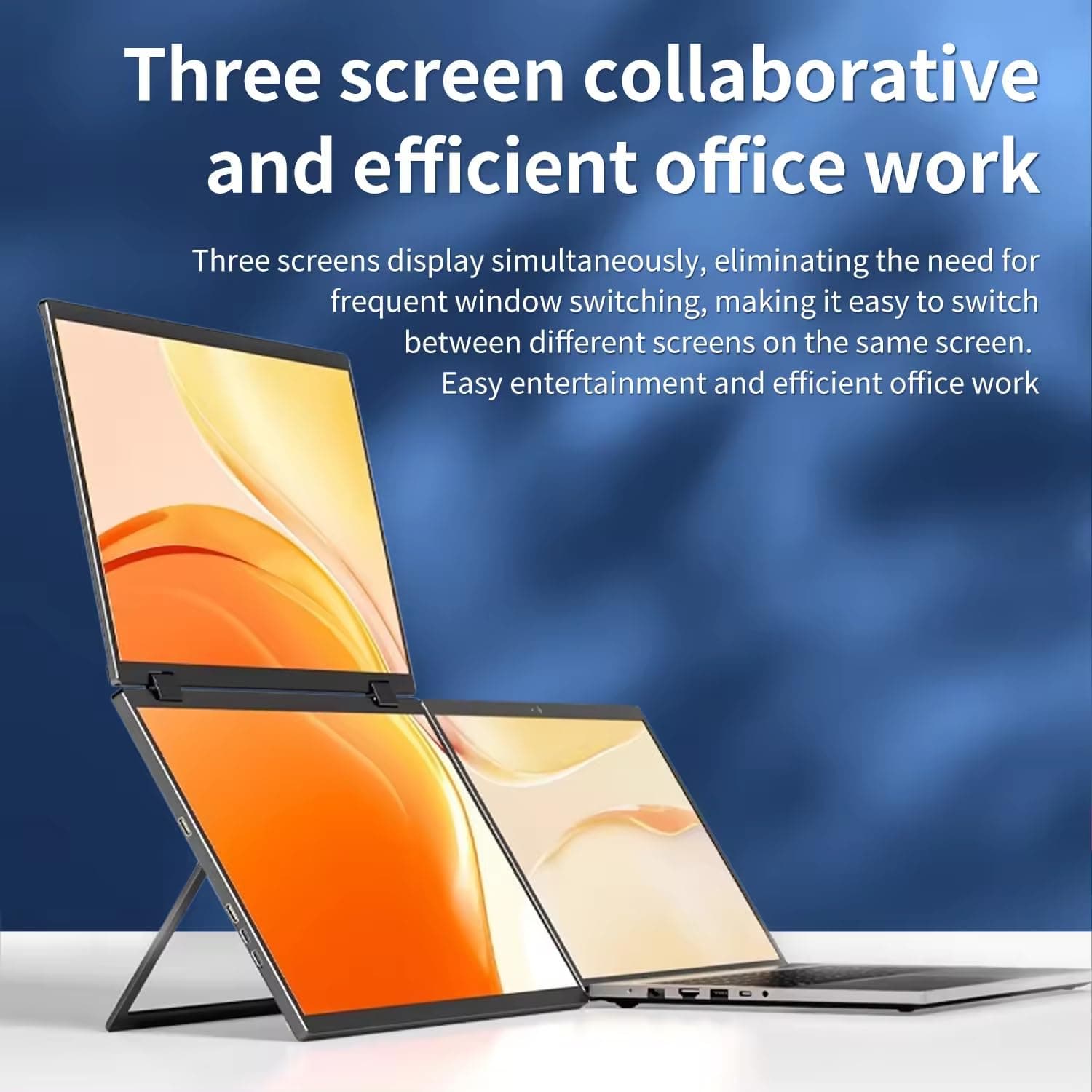 TriView 15.6" VertiFlex Portable Monitor Laptop Screen Extender view 4