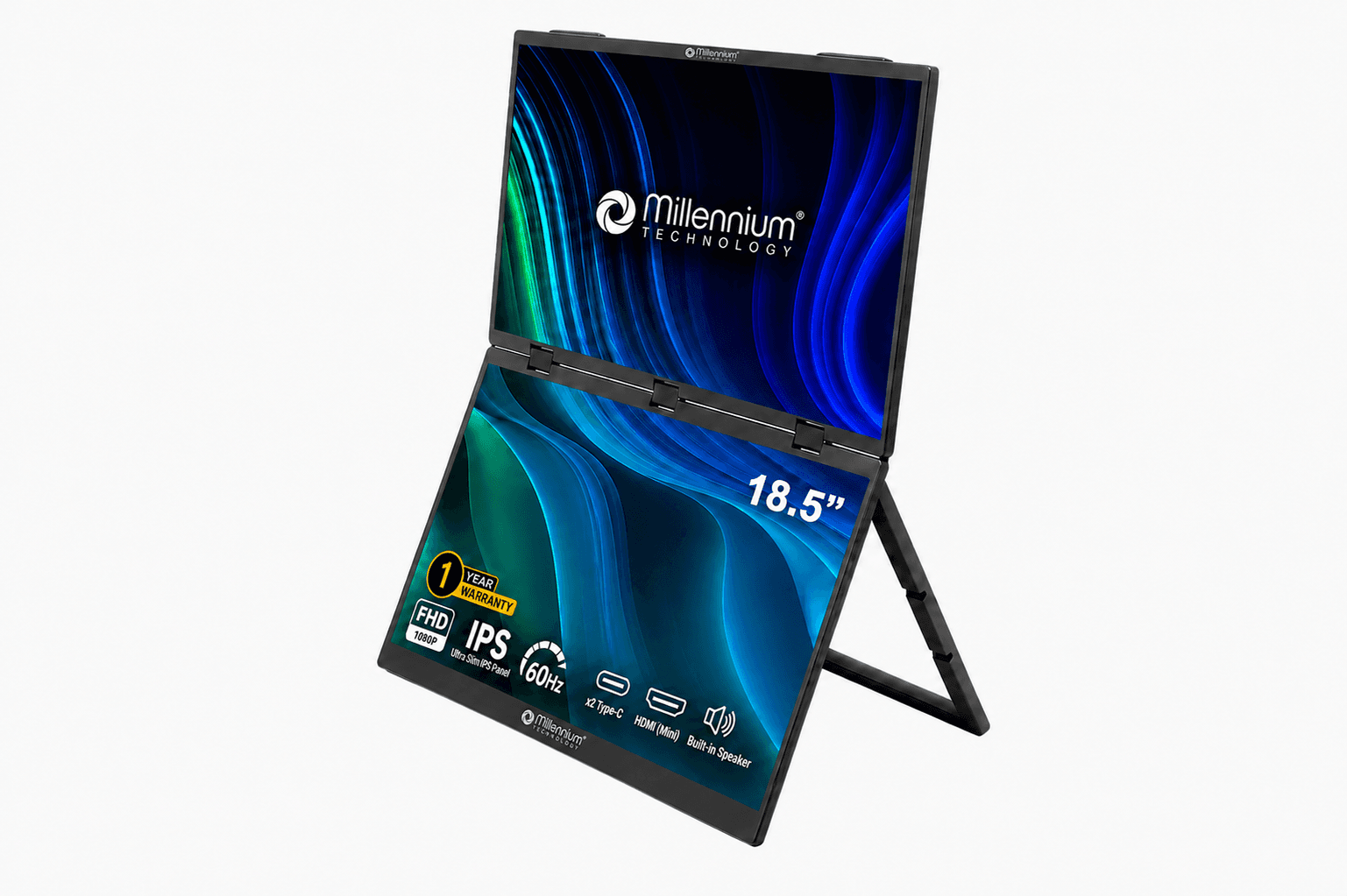 TriView 18.5" VertiMax Portable Monitor Laptop Screen Extender view 2