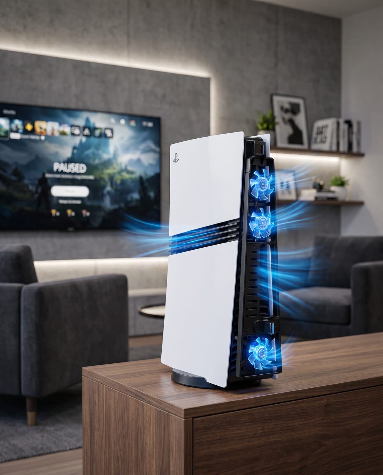 PS5 Slim Pro External Cooling Fan